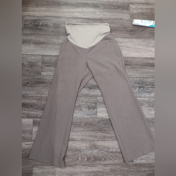 Motherhood Maternity Pants - Motherhood Maternity Tan Trousers Size PM